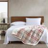 imageEddie Bauer  Throw Blanket Reversible Sherpa Fleece Bedding Home Decor for All Seasons New Castle Red ThrowNew Castle RedGreyIvory