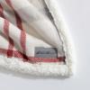 imageEddie Bauer  Throw Blanket Reversible Sherpa Fleece Bedding Home Decor for All Seasons New Castle Red ThrowNew Castle RedGreyIvory