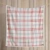 imageEddie Bauer  Throw Blanket Reversible Sherpa Fleece Bedding Home Decor for All Seasons New Castle Red ThrowNew Castle RedGreyIvory