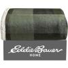 imageEddie Bauer  Throw Blanket Reversible Sherpa Fleece Bedding Home Decor for All Seasons New Castle Red ThrowPine Plaid GreenBlack