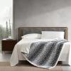 imageEddie Bauer  Throw Blanket Reversible Sherpa Fleece Bedding Home Decor for All Seasons New Castle Red ThrowSan Juan Grey