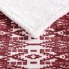 imageEddie Bauer  Throw Blanket Reversible Sherpa Fleece Bedding Home Decor for All Seasons New Castle Red ThrowSan Juan Red ClayWhite