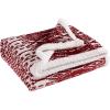 imageEddie Bauer  Throw Blanket Reversible Sherpa Fleece Bedding Home Decor for All Seasons New Castle Red ThrowSan Juan Red ClayWhite