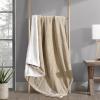 imageEddie Bauer  Blanket Super Soft Reversible Sherpa ampamp Brushed Fleece Bedding Throw Blankets for Couch Ideal for Lounging Ultra Lux Solid GreenBeige