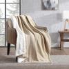 imageEddie Bauer  Blanket Super Soft Reversible Sherpa ampamp Brushed Fleece Bedding Throw Blankets for Couch Ideal for Lounging Ultra Lux Solid GreenBeige
