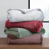 imageEddie Bauer  Blanket Super Soft Reversible Sherpa ampamp Brushed Fleece Bedding Throw Blankets for Couch Ideal for Lounging Ultra Lux Solid GreenUltra Lux Solid Green