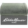 imageEddie Bauer  Blanket Super Soft Reversible Sherpa ampamp Brushed Fleece Bedding Throw Blankets for Couch Ideal for Lounging Ultra Lux Solid GreenUltra Lux Solid Green