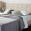 imageEddie Bauer  Twin Blanket Lightweight Cotton Bedding Home Decor for All Seasons Herringbone OffWhite TwinChrome