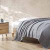 imageEddie Bauer  Twin Blanket Lightweight Cotton Bedding Home Decor for All Seasons Herringbone OffWhite TwinChrome