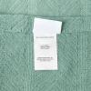 imageEddie Bauer  Twin Blanket Lightweight Cotton Bedding Home Decor for All Seasons Herringbone OffWhite TwinGreen