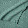 imageEddie Bauer  Twin Blanket Lightweight Cotton Bedding Home Decor for All Seasons Herringbone OffWhite TwinGreen