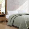imageEddie Bauer  Twin Blanket Soft ampamp Cozy Bedding Quilted Home Decor Classic Solid Green Twin