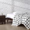 imageEddie Bauer Twin Blanket Ultra Soft ampamp Cozy Plush Home Dcor All Season Bedding Vail Plaid Grey TwinBunkhouse Plaid WhiteCharcoal