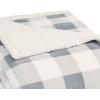 imageEddie Bauer Twin Blanket Ultra Soft ampamp Cozy Plush Home Dcor All Season Bedding Vail Plaid Grey TwinChrome GreyWhite