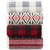 imageEddie Bauer Twin Blanket Ultra Soft ampamp Cozy Plush Home Dcor All Season Bedding Vail Plaid Grey TwinChrome GreyWhite