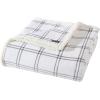 imageEddie Bauer Twin Blanket Ultra Soft ampamp Cozy Plush Home Dcor All Season Bedding Vail Plaid Grey TwinKettle Falls GreyWhite