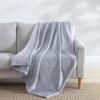 imageEddie Bauer  Blanket Super Soft Reversible Sherpa ampamp Brushed Fleece Bedding Throw Blankets for Couch Ideal for Lounging Ultra Lux Solid GreenUltra Lux Solid Grey