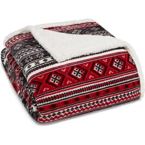 imageEddie Bauer Twin Blanket Ultra Soft ampamp Cozy Plush Home Dcor All Season Bedding Vail Plaid Grey TwinBlackRedWhite
