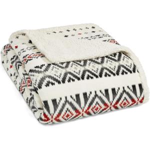 imageEddie Bauer Twin Blanket Ultra Soft ampamp Cozy Plush Home Dcor All Season Bedding Vail Plaid Grey TwinMedium Red