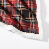 imageEddie Bauer  Throw Blanket Cotton Flannel Home Decor All Season Reversible Sherpa Bedding Pine Tartan ThrowMountain Tartan RedBlackGold