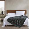 imageEddie Bauer  Throw Blanket Cotton Flannel Home Decor All Season Reversible Sherpa Bedding Pine Tartan ThrowPine Tartan RedGreenCharcoal