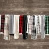 imageEddie Bauer  Throw Blanket Cotton Flannel Home Decor All Season Reversible Sherpa Bedding Pine Tartan ThrowUnion Bay RedKhaki