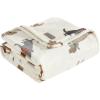imageEddie Bauer  Twin Blanket Ultra Plush Bedding Lightweight Home Decor for All Seasons Dogs with Scarves White Twin