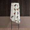 imageEddie Bauer  Twin Blanket Ultra Plush Bedding Lightweight Home Decor for All Seasons Dogs with Scarves White Twin