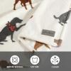 imageEddie Bauer  Twin Blanket Ultra Plush Bedding Lightweight Home Decor for All Seasons Dogs with Scarves White Twin