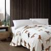 imageEddie Bauer  Twin Blanket Ultra Plush Bedding Lightweight Home Decor for All Seasons Dogs with Scarves White Twin