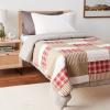 imageEddie Bauer Throw Blanket Reversible Cotton Quilted Bedding Home Decor for All Seasons 50quot x 60quot Camano Island RedCamano Island Red