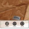 imageEddie Bauer Throw Blanket Reversible Cotton Quilted Bedding Home Decor for All Seasons 50quot x 60quot Camano Island RedGeese Brown