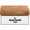 imageEddie Bauer Throw Blanket Reversible Cotton Quilted Bedding Home Decor for All Seasons 50quot x 60quot Camano Island RedGeese Brown