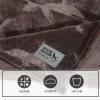 imageEddie Bauer Throw Blanket Reversible Cotton Quilted Bedding Home Decor for All Seasons 50quot x 60quot Camano Island RedGeese Dark Brown