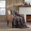 imageEddie Bauer Throw Blanket Reversible Cotton Quilted Bedding Home Decor for All Seasons 50quot x 60quot Camano Island RedGeese Dark Brown