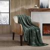 imageEddie Bauer Throw Blanket Reversible Cotton Quilted Bedding Home Decor for All Seasons 50quot x 60quot Camano Island RedGeese Green