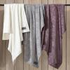 imageEddie Bauer Throw Blanket Reversible Cotton Quilted Bedding Home Decor for All Seasons 50quot x 60quot Camano Island RedWoodblock Floral Grey