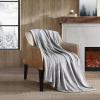 imageEddie Bauer Throw Blanket Reversible Cotton Quilted Bedding Home Decor for All Seasons 50quot x 60quot Camano Island RedWoodblock Floral Grey