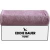 imageEddie Bauer Throw Blanket Reversible Cotton Quilted Bedding Home Decor for All Seasons 50quot x 60quot Camano Island RedWoodblock Floral Purple