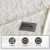 imageEddie Bauer Throw Blanket Reversible Cotton Quilted Bedding Home Decor for All Seasons 50quot x 60quot Camano Island RedWoodblock Floral White