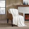 imageEddie Bauer Throw Blanket Reversible Cotton Quilted Bedding Home Decor for All Seasons 50quot x 60quot Camano Island RedWoodblock Floral White