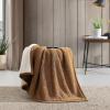 imageEddie Bauer Throw Blanket Ultra Soft Plush Fleece Bedding Home Decor for All Seasons 50 x 70 Americana Plaid RedSolid BrownIvory