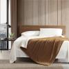 imageEddie Bauer Throw Blanket Ultra Soft Plush Fleece Bedding Home Decor for All Seasons 50 x 70 Americana Plaid RedSolid BrownIvory