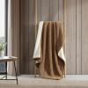 imageEddie Bauer Throw Blanket Ultra Soft Plush Fleece Bedding Home Decor for All Seasons 50 x 70 Americana Plaid RedSolid BrownIvory
