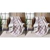 imageEddie Bauer  Throw Blanket Cotton Flannel Home Decor All Season Reversible Sherpa Bedding Pine Tartan ThrowUnion Bay RedKhaki