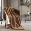 imageEddie Bauer Throw Blanket Ultra Soft Plush Fleece Bedding Home Decor for All Seasons 50 x 70 Americana Plaid RedSolid BrownIvory