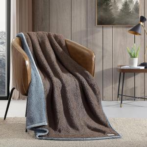 imageEddie Bauer Throw Blanket Ultra Soft Plush Fleece Bedding Home Decor for All Seasons 50 x 70 Americana Plaid RedBrownBlue