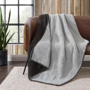 imageEddie Bauer Throw Blanket Ultra Soft Plush Fleece Bedding Home Decor for All Seasons 50 x 70 Americana Plaid RedCharcoal