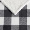 imageEddie Bauer  Blanket Super Soft Reversible Sherpa ampamp Brushed Fleece Bedding Throw Blankets for Couch Ideal for Lounging Cabin Plaid BrownBlack Check