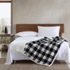imageEddie Bauer  Blanket Super Soft Reversible Sherpa ampamp Brushed Fleece Bedding Throw Blankets for Couch Ideal for Lounging Cabin Plaid BrownBlack Check